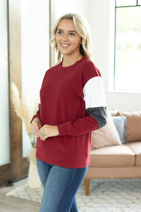 MICHELLE MAE VARSITY PULLOVER