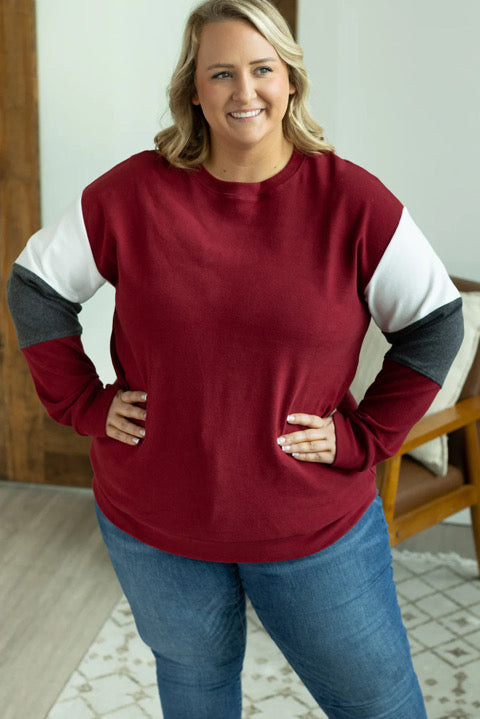 MICHELLE MAE VARSITY PULLOVER