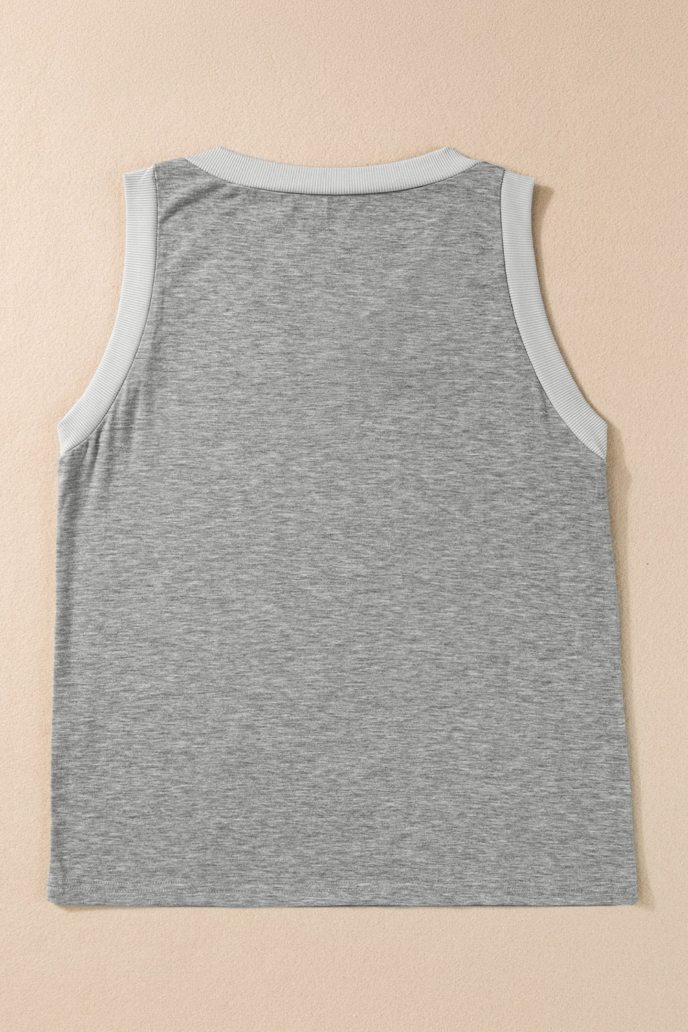GRAY VNECK TANK