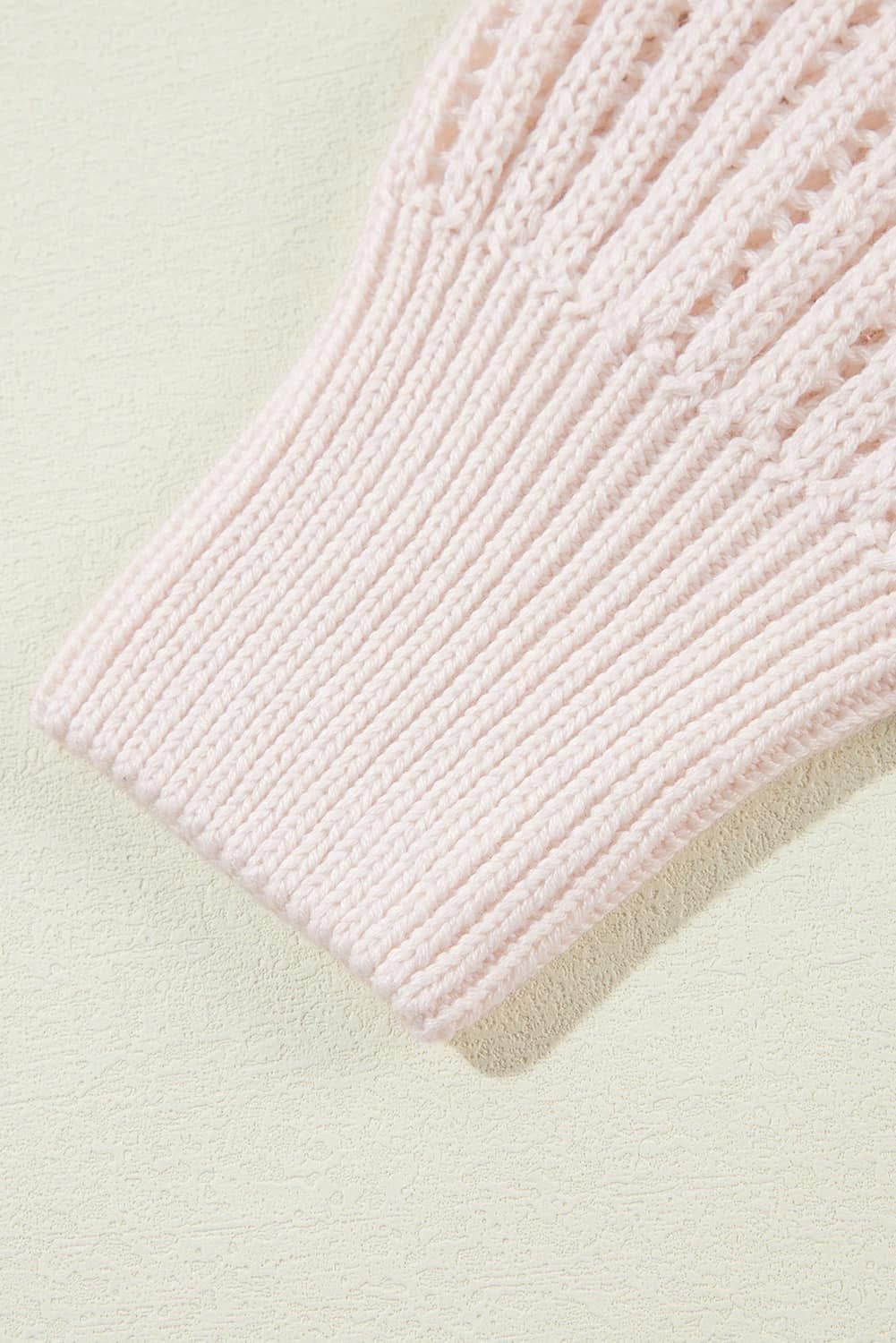 LIGHT CREAM KNIT CARDIGAN