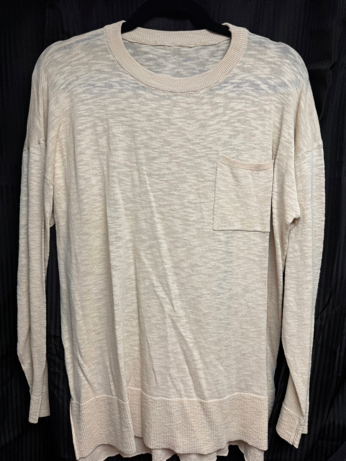MICHELLE MAE LIGHTWEIGHT POCKET SWEATER