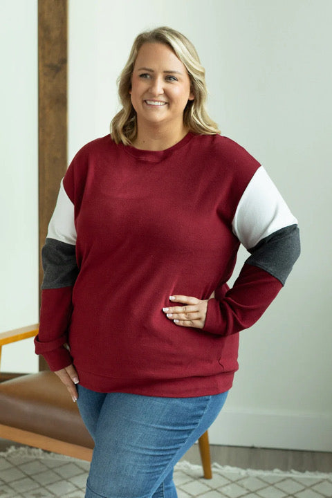 MICHELLE MAE VARSITY PULLOVER
