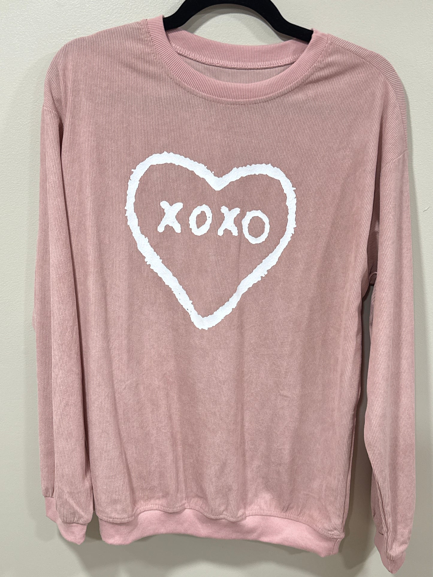 XOXO ROSE CORDED TOP
