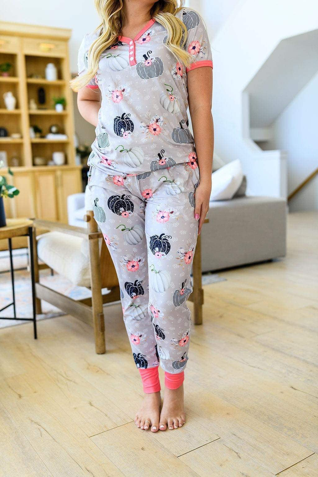 WOODLAND PUMPKIN BUTTER SOFT JOGGER PAJAMAS