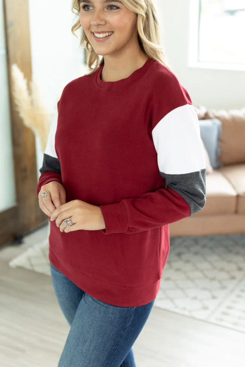 MICHELLE MAE VARSITY PULLOVER