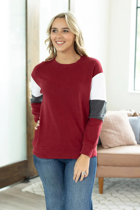 MICHELLE MAE VARSITY PULLOVER