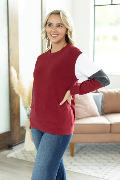 MICHELLE MAE VARSITY PULLOVER