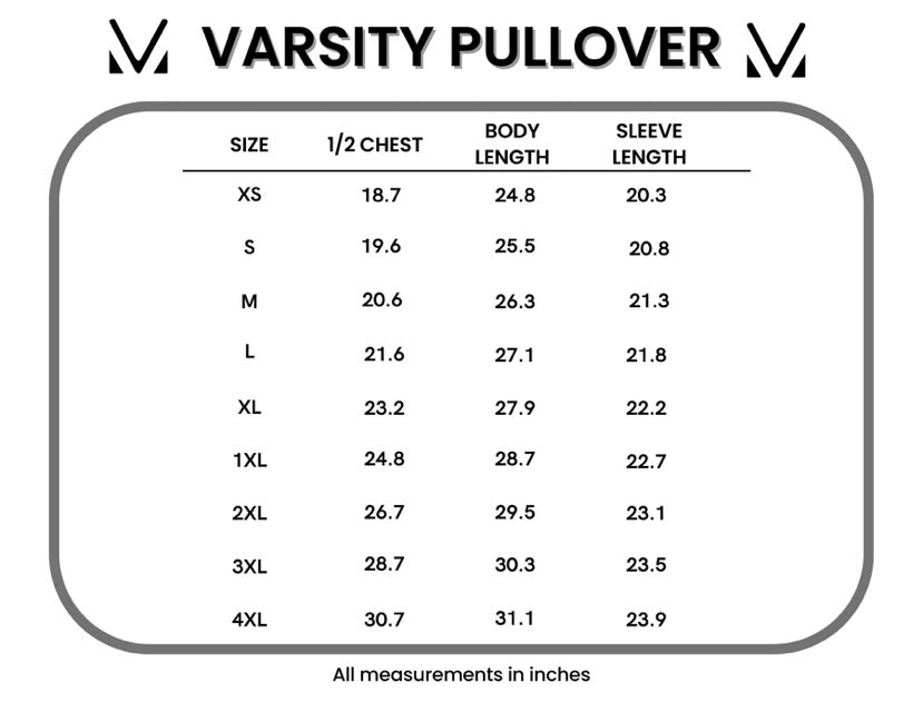 MICHELLE MAE VARSITY PULLOVER
