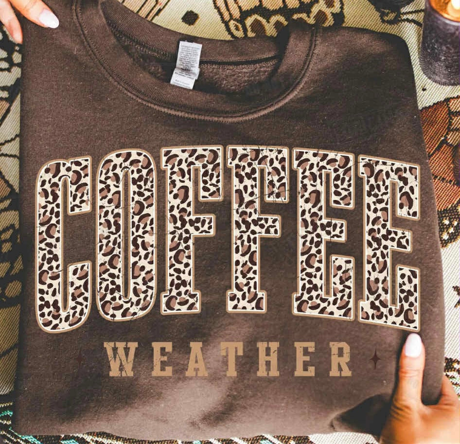 PREORDER COFFEE WEATHER SWEATSHIRT (GILDAN MAROON XL)