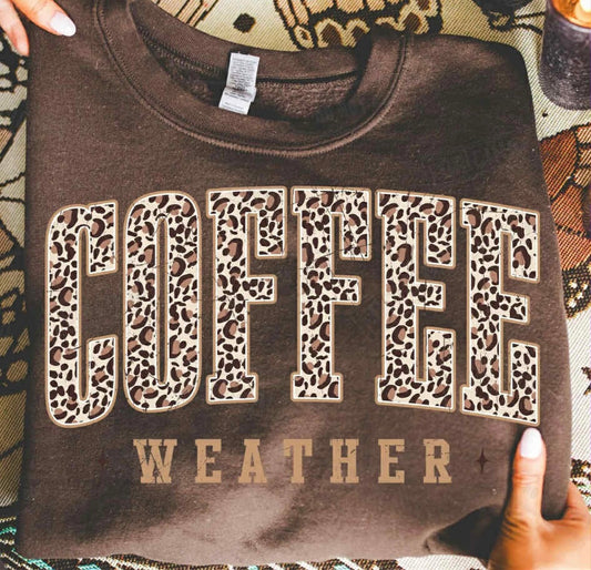 PREORDER COFFEE WEATHER SWEATSHIRT (GILDAN MAROON XL)