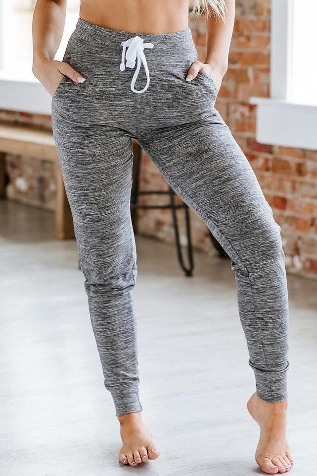 HEATHER GRAY POCKET JOGGER