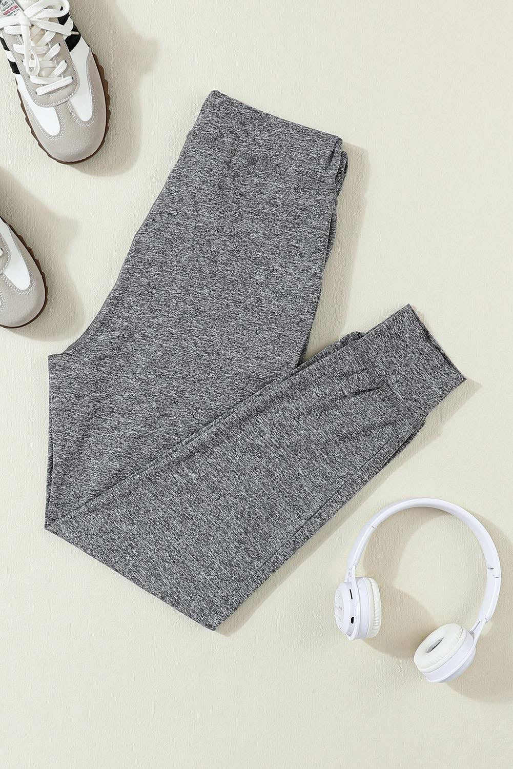 HEATHER GRAY POCKET JOGGER
