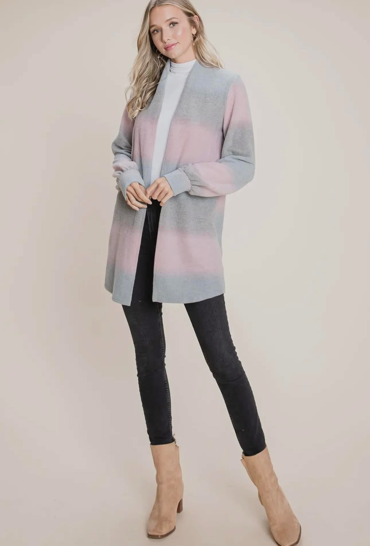 BRUSHED CARDIGAN
