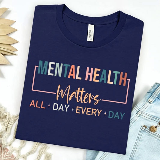 PREORDER MENTAL HEALTH MATTERS (2X Navy)
