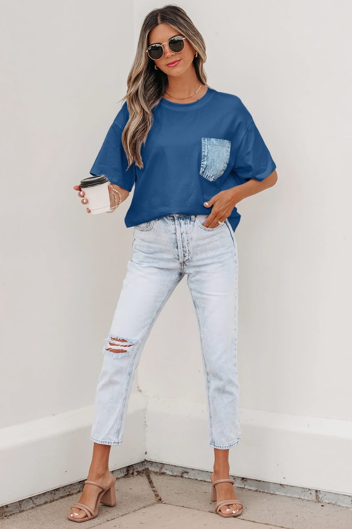 PREORDER DENIM POCKET T