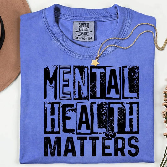PREORDER MENTAL HEALTH MATTERS (L Heather Mint)