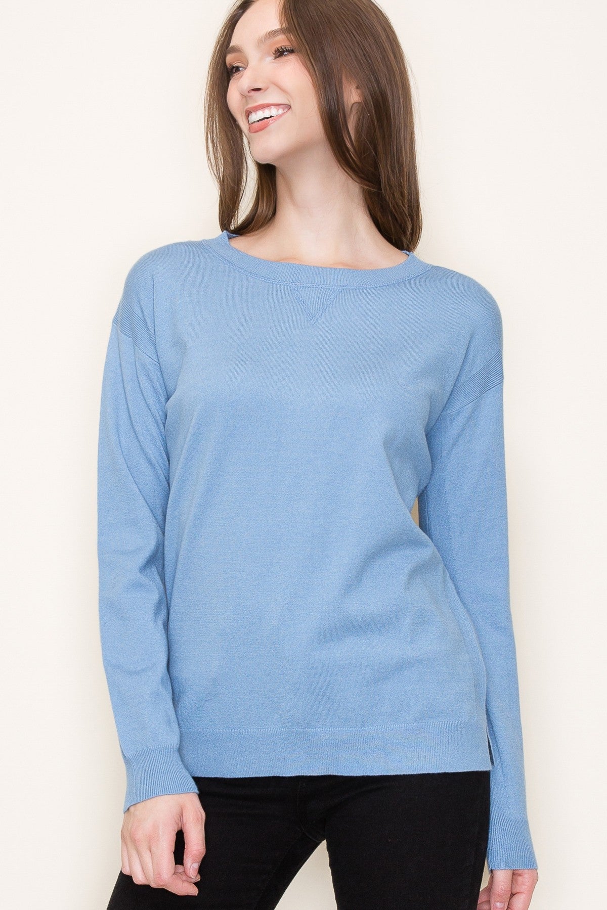 EVERYDAY BLUE SWEATER