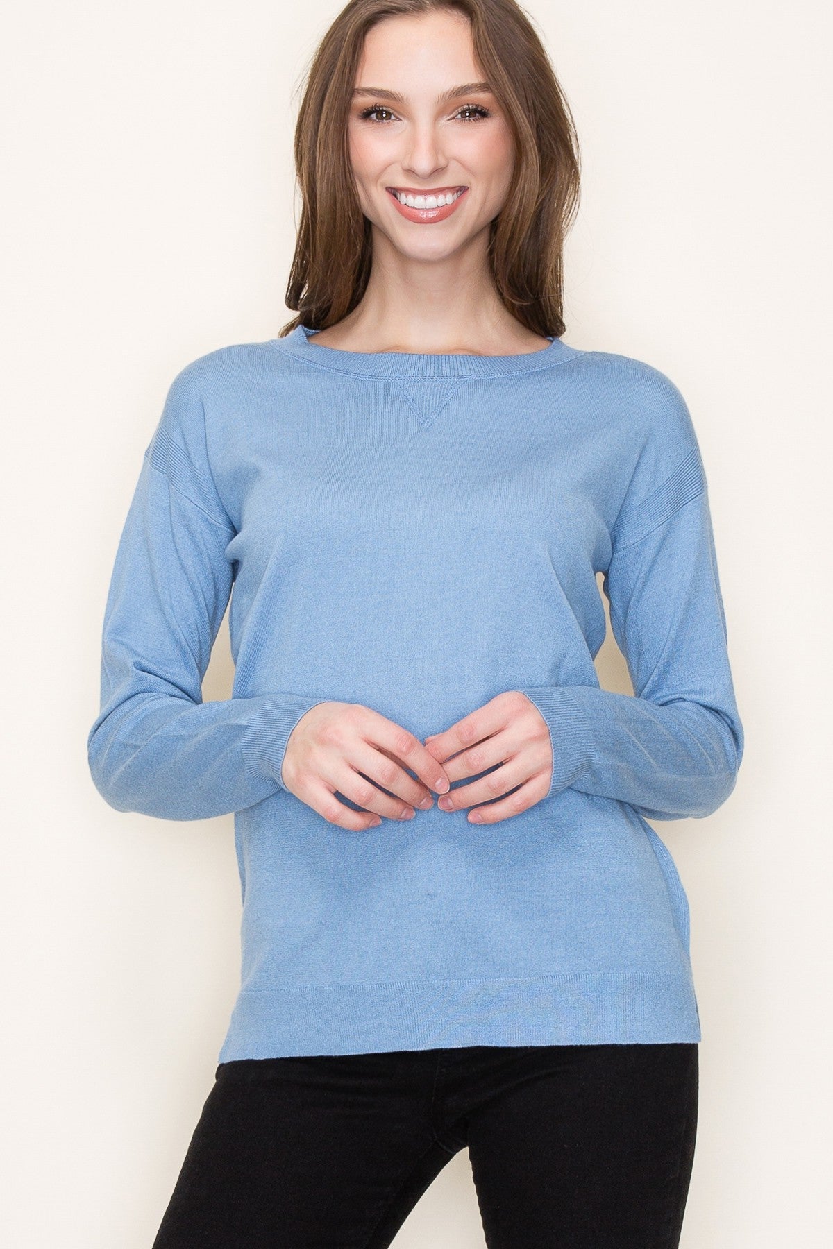 EVERYDAY BLUE SWEATER