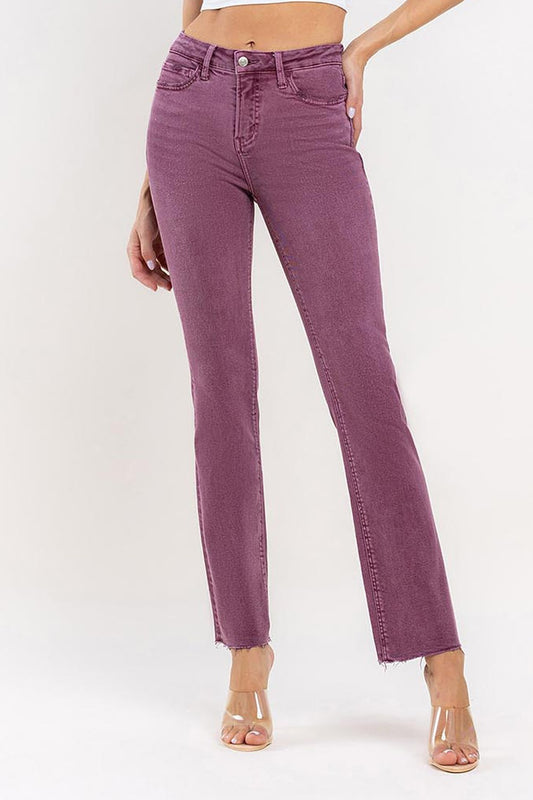 LOVERVET SANGRIA MID-RISE BOOTCUT DENIM