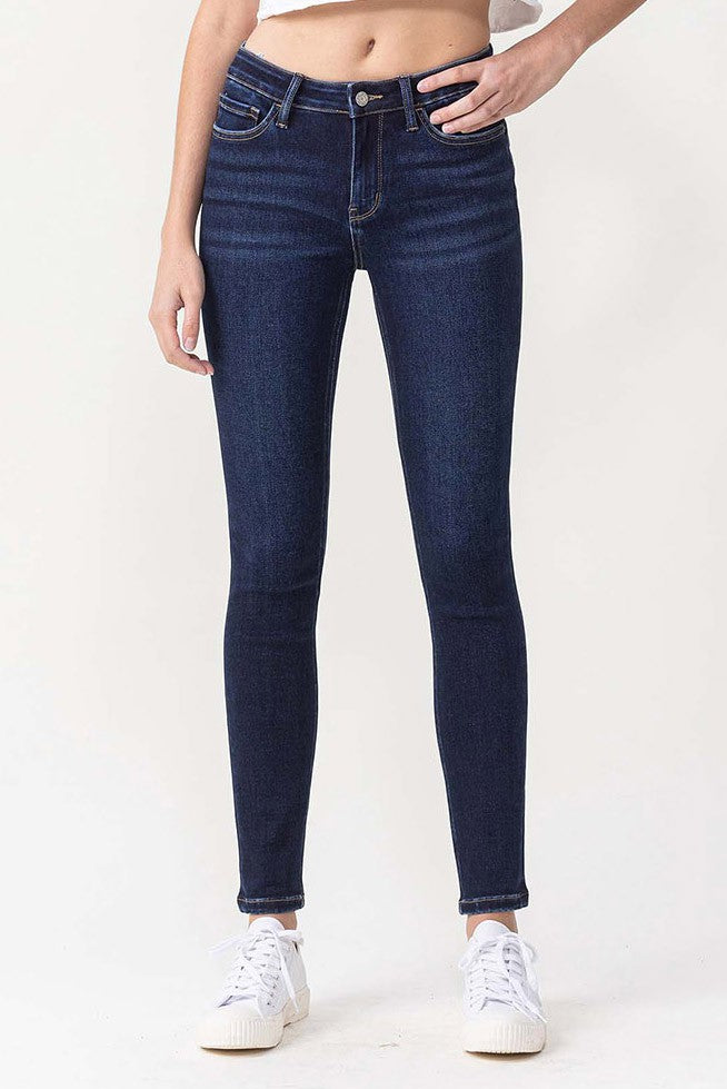 LOVERVET MID-RISE ANKLE SKINNY DENIM