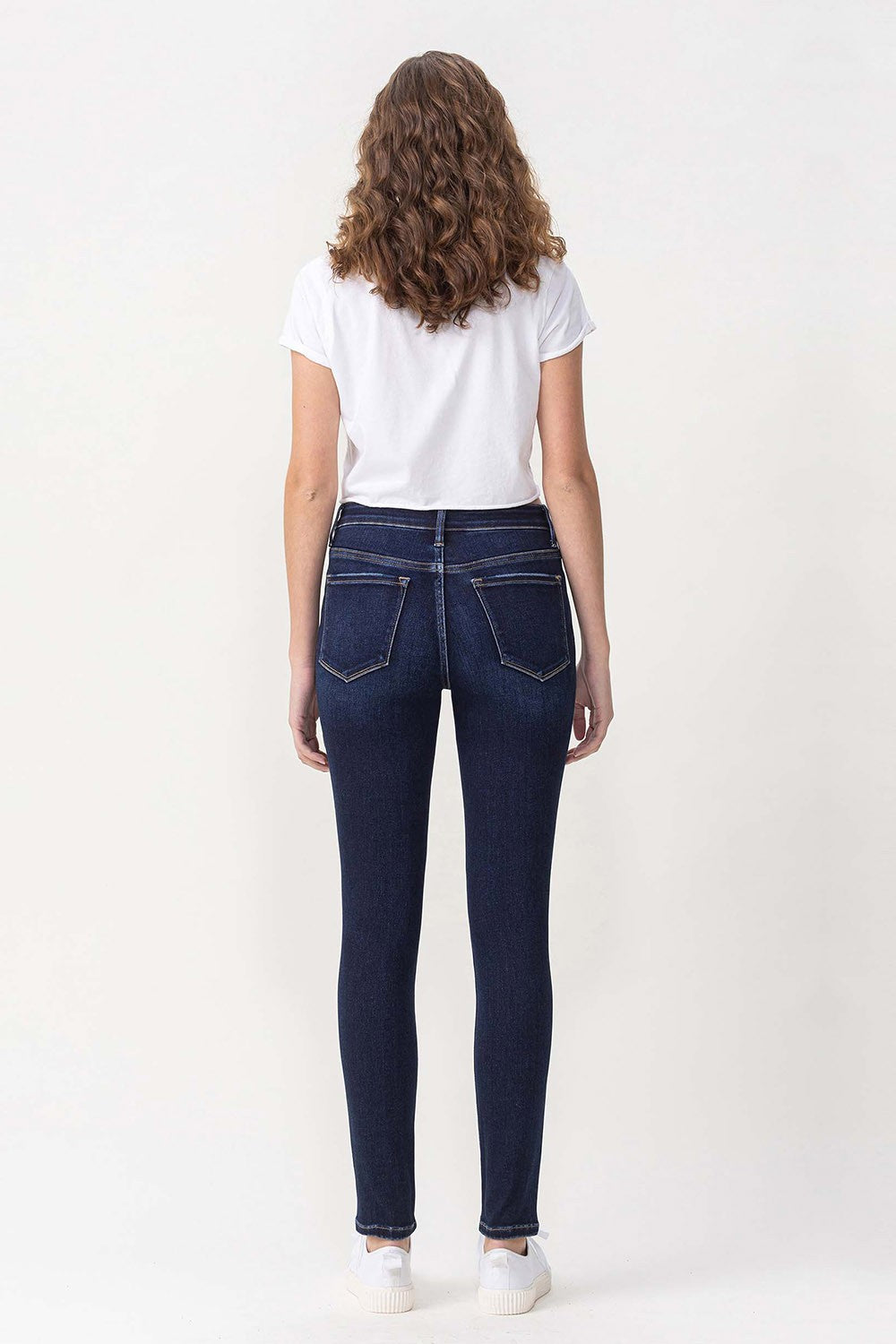 LOVERVET MID-RISE ANKLE SKINNY DENIM