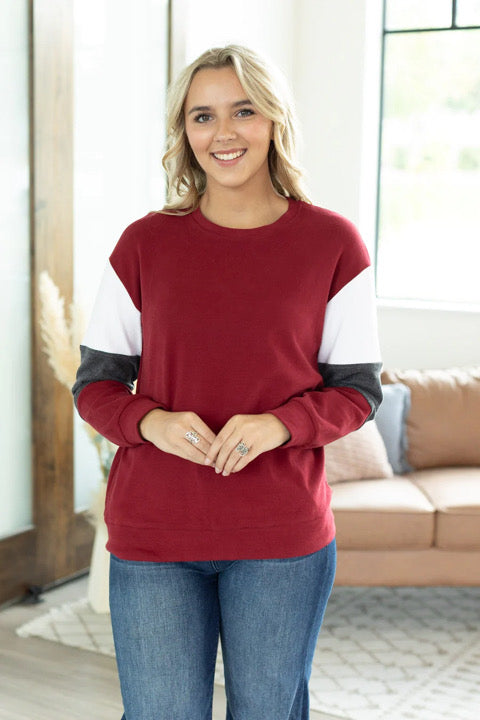 MICHELLE MAE VARSITY PULLOVER