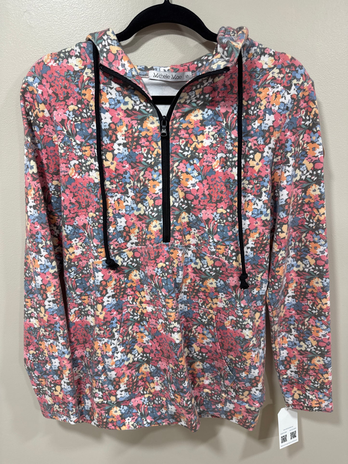 MICHELLE MAE FLORAL HOODIE