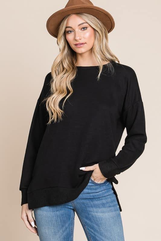 BLACK FLEECE SWEATSHIRT