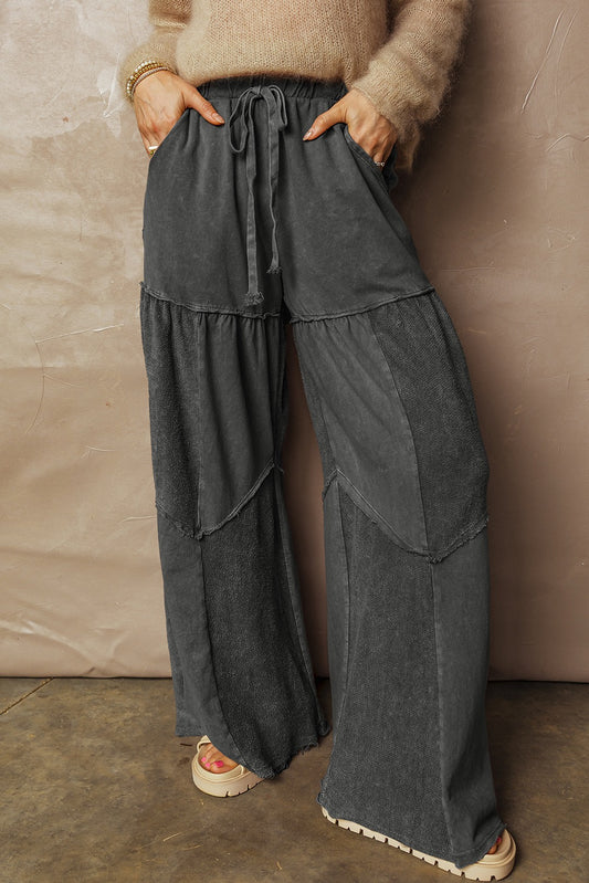 PREORDER BLACK MINERAL WASH PANTS