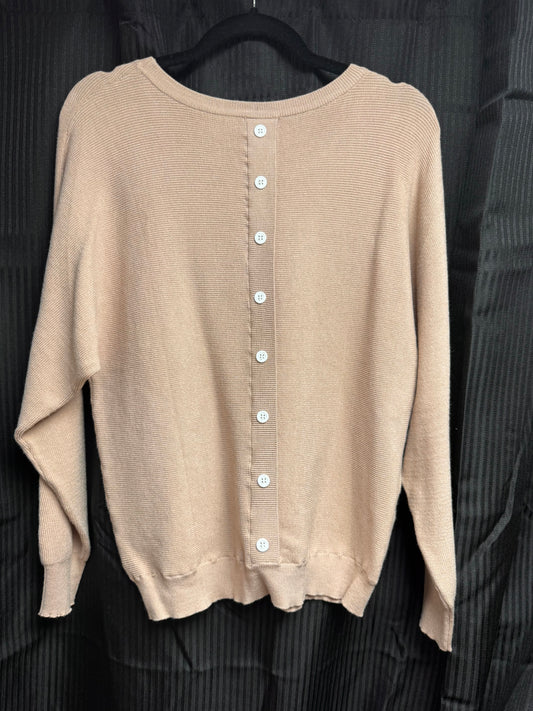 MICHELLE MAE BUTTON BACK SWEATER