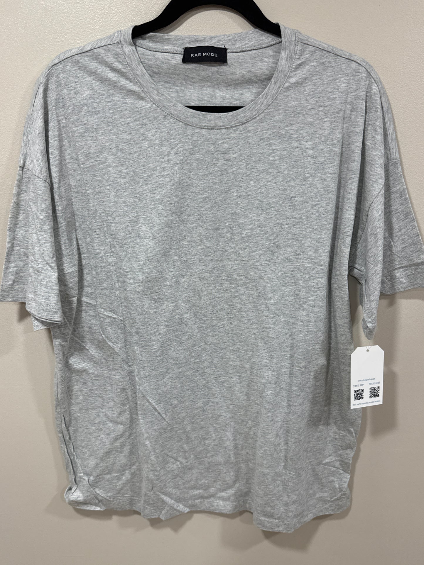 RAE MODE GRAY OVERSIZED T