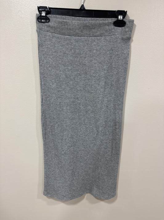 ZENANA GRAY CASUAL SKIRT