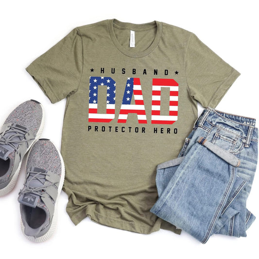 PREORDER PATRIOTIC DAD T 2X