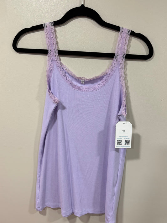PURPLE LACE TANK