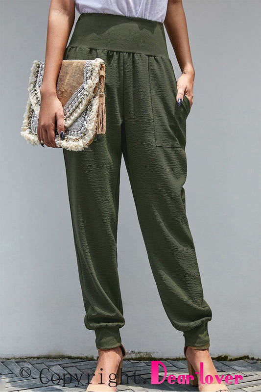 GREEN RELAXED FIT JOGGER