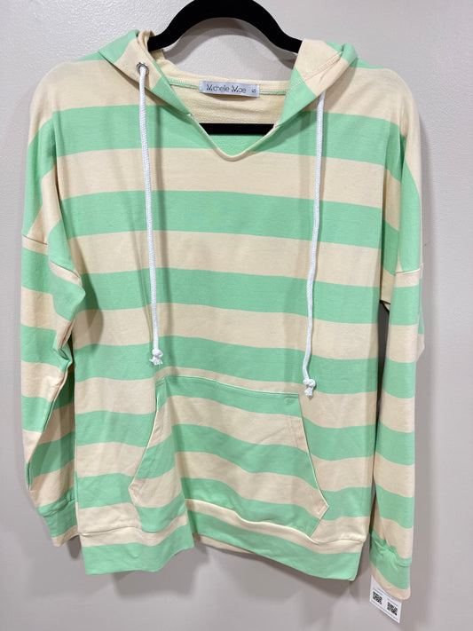 MICHELLE MAE STRIPE HOODIE
