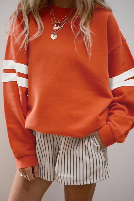 PREORDER ORANGE VARSITY SWEATSHIRT