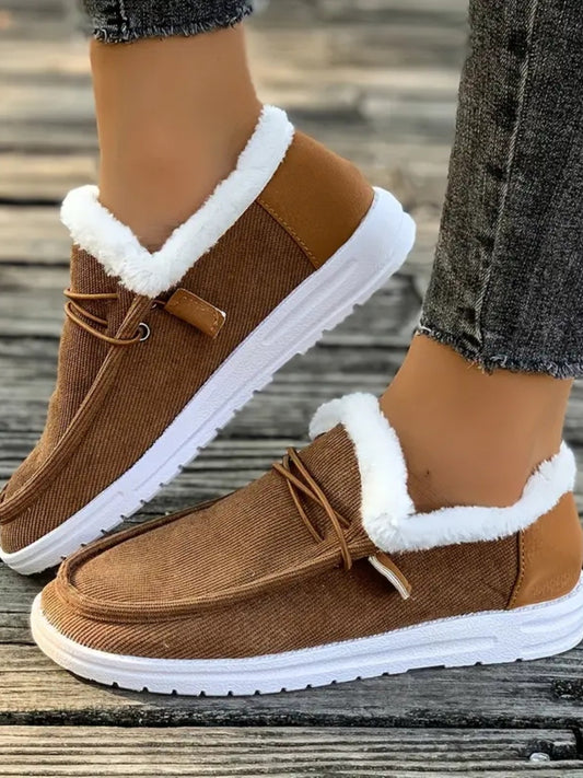 BROWN SLIP-ON SHOES