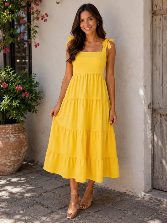 MICHELLE MAE YELLOW SUNDRESS