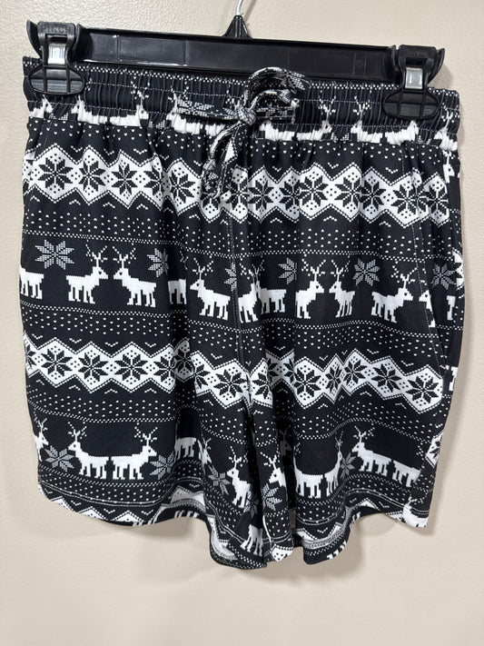 MICHELLE MAE BLACK HOLIDAY LOUNGE SHORTS