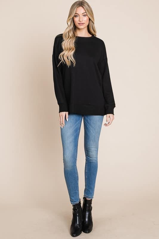 BLACK FLEECE SWEATSHIRT