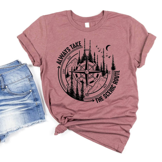 PREORDER SCENIC ROUTE T LARGE TURQOISE