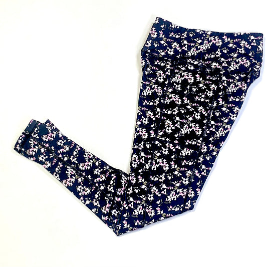 MICHELLE MAE FLORAL ATHLETIC LEGGINGS WITH POCKETS