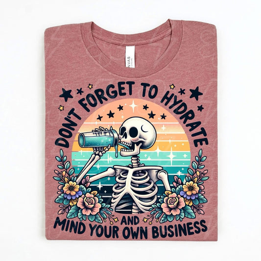 PREORDER DON’T FORGET TO HYDRATE T CHALKY MINT SIZE XL