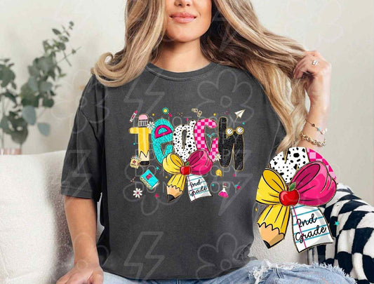 PREORDER TEACH T (Large Heather sea green)