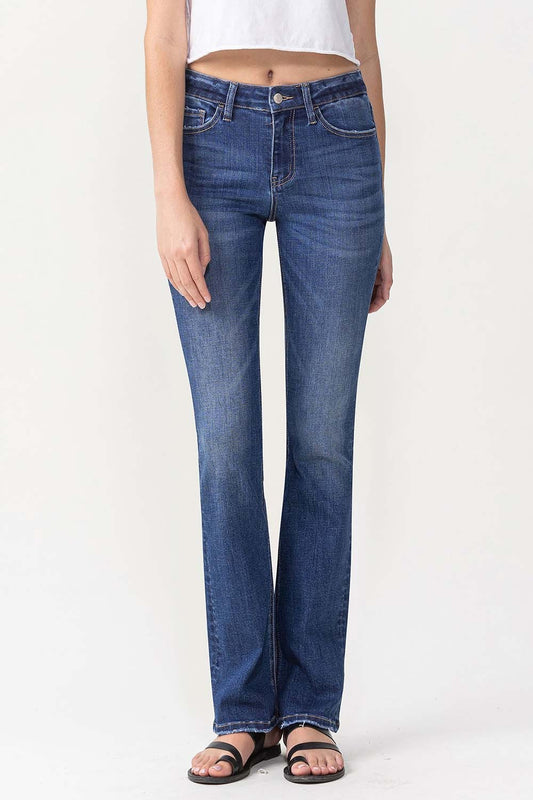 LOVERVET MID-RISE PLUS BOOTCUT DENIM