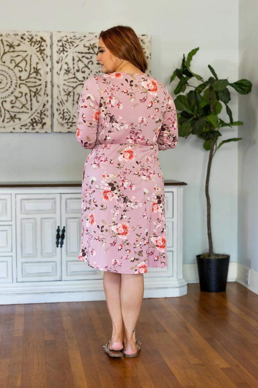TAYLOR FLORAL DRESS WITH POCKETS